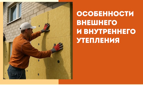 Какие особенности внешнего и внутреннего утепления в Южноуральске