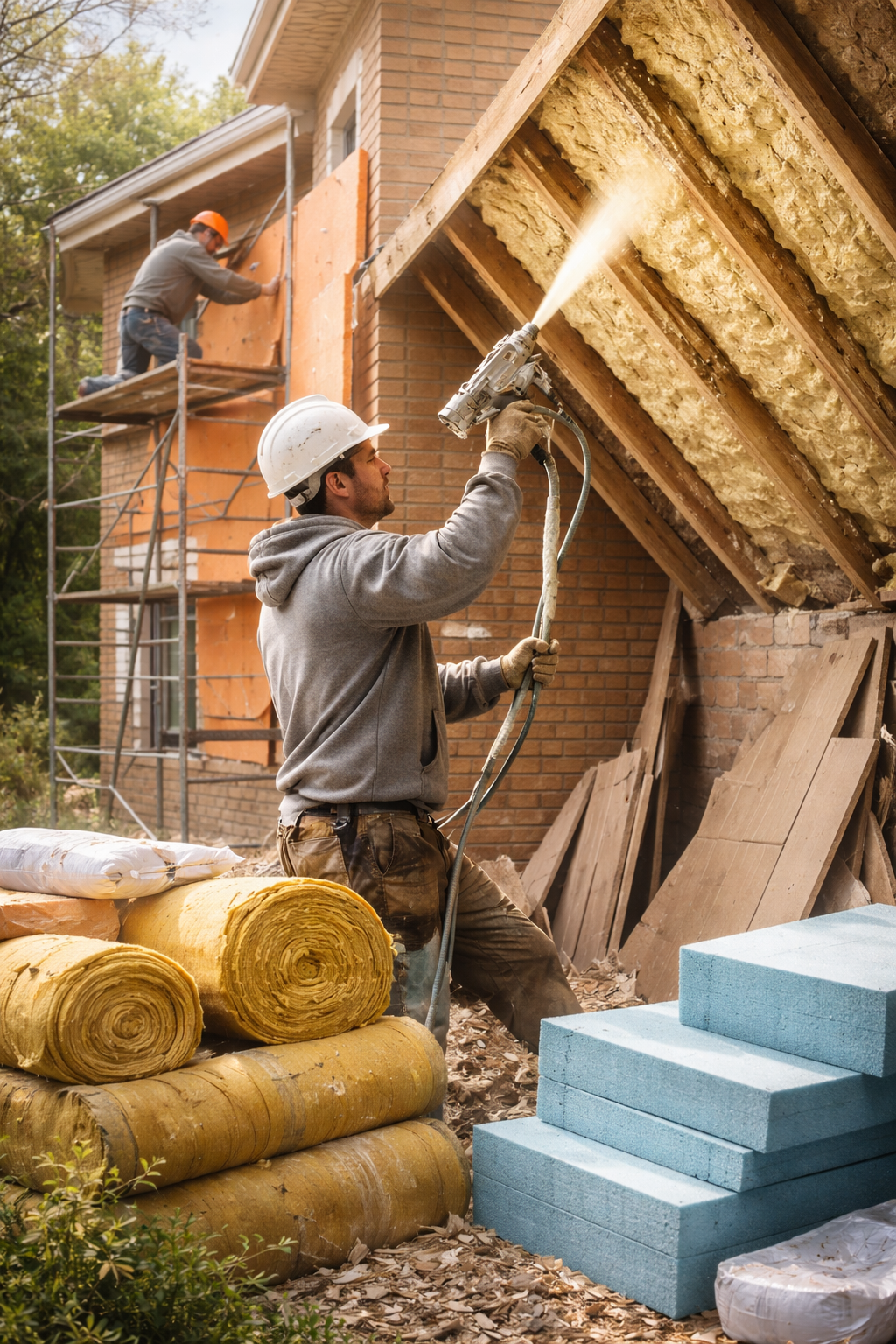 Утепление домов в Южноуральске под ключ от 4593 руб/м2 | Профессионально — ТепломастерЖрк
