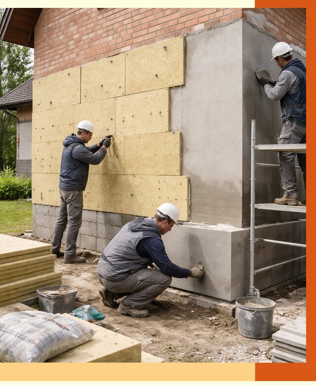 Утепление частного дома в Южноуральске под ключ от 8202 руб/м2 — недорого | ТепломастерЖрк