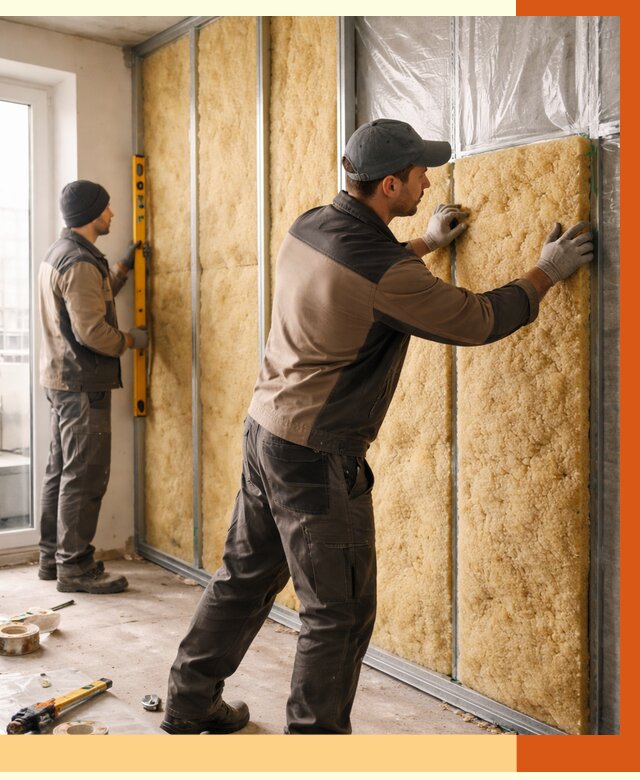 Утепление квартиры изнутри в Южноуральске от 4757 руб. за м2 | Проф. работы ТепломастерЖрк