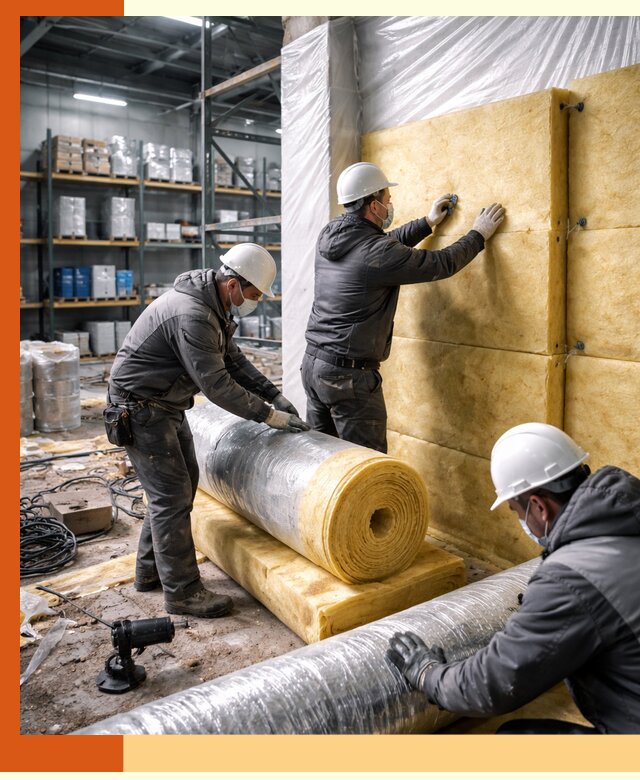 Утепление склада химсырья в Южноуральске: безопасная и эффективная изоляция