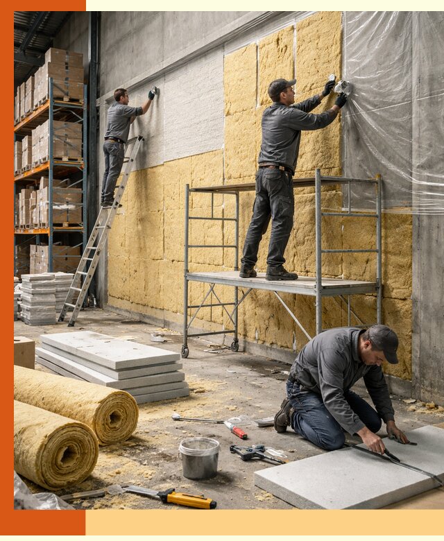 Утепление холодного склада под ключ в Южноуральске