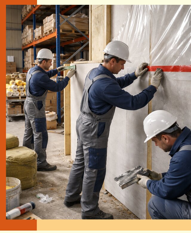 Утепление теплого склада под ключ в Южноуральске