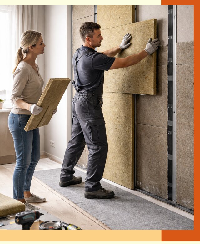 Профессиональная шумоизоляция квартиры в Южноуральске от 8202 руб. за м2 | ТепломастерЖрк