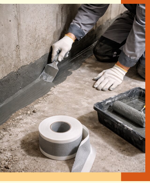 Гидроизоляция швов и герметизация стыков в Южноуральске от 1367 руб. | ТепломастерЖрк